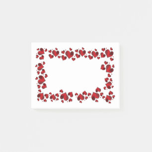 Valentines  post-it notes