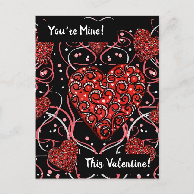 VALENTINES    POSTCARD (Front)