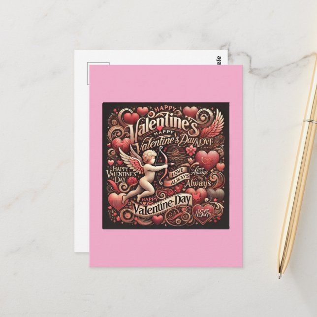 Valentine's Postcard (Front/Back In Situ)