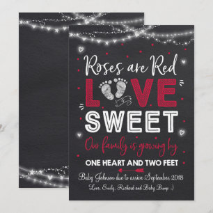 Valentine's Pregnancy Announcement Baby Reveal