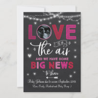 Valentine's Pregnancy Announcement Ultrasound Card