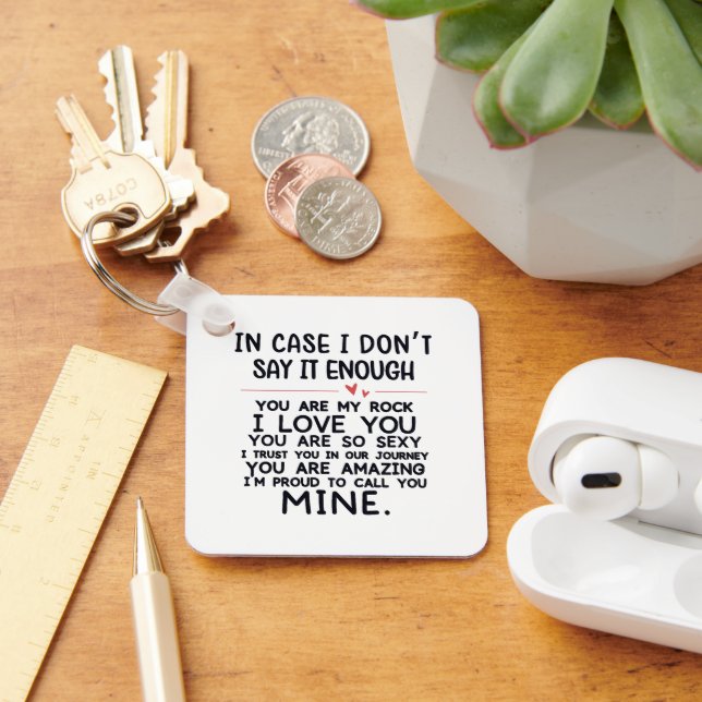 Valentines Quote Keychain (Desk)