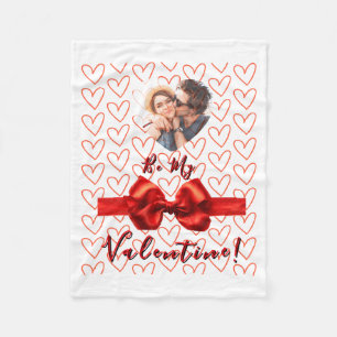 Valentines Red Nk Izable Photo  Fleece Blanket