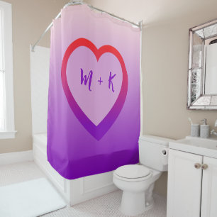 Valentine's retro personalized initials