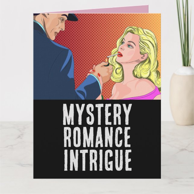 VALENTINE'S ROMANCE MYSTERY INTRIGUE! BIG CARD (Front)