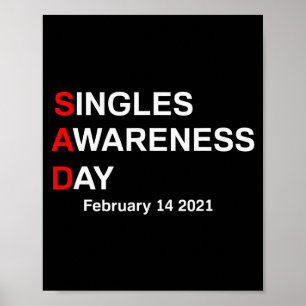Valentines Singles Awareness Day  Poster