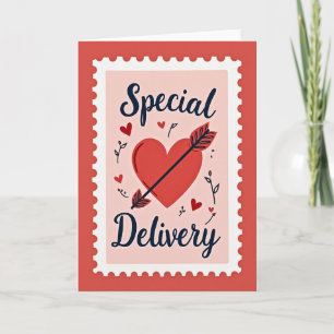 Valentines Special Delivery Card