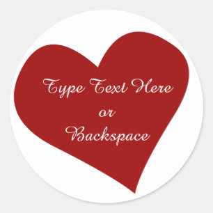 Valentine's Sticker I Love You Sticker Personalize