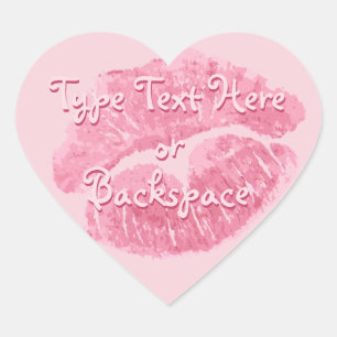 Valentine's Sticker Love Kiss Sticker Personalize