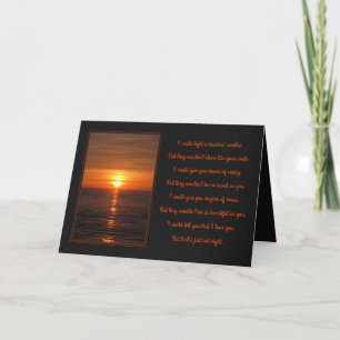 Valentine's Sunset Holiday Card