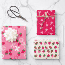 Valentine's - Sweetest Day - Wrapping Paper Trio 1