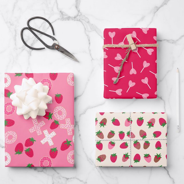 Valentine's - Sweetest Day - Wrapping Paper Trio 1 (Creator Uploaded)