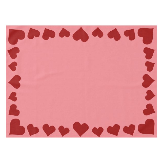 Valentine's Tablecloth Custom Valentine's Decor (Front (Horizontal))