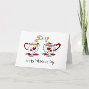 Valentine's Teacup greeting card