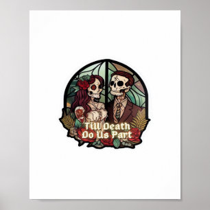 Valentines Till Death Do Us Part Classic Poster