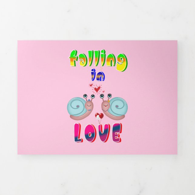 Valentines Tri-Fold Holiday Card (Cover)