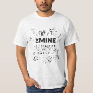Valentine's Typography Sayings T-Shirt