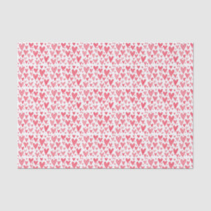 Valentine's Watercolor Hearts Tissue Paper