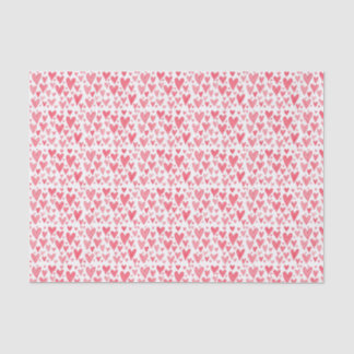 Valentine's Watercolor Hearts Tissue Paper