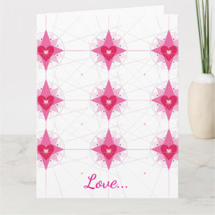 Valentines wedding heart illustration sticker card