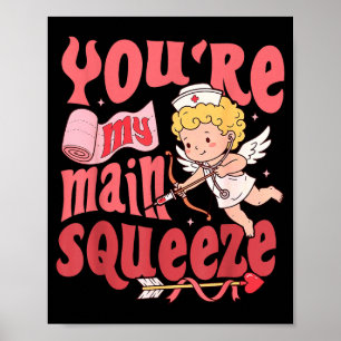 Valentine's Wound Care Nurse Cwcn Illustration Poster
