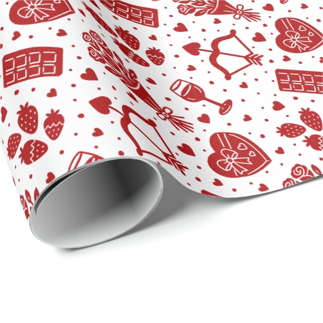 Valentines Wrapping Paper (Roll Corner)
