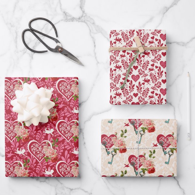 Valentines Wrapping Paper (Front)