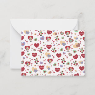 Valentines Wrapping Paper Card