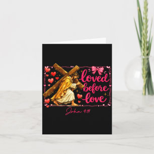 Valentines xoxo jesus christian religious loved card