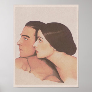 Valentino and Rambova: Lovers Art Print (1923)