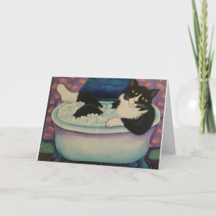 Valentino In The Suds Card