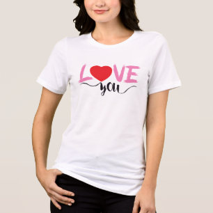 valentin's day Tri-Blend shirt