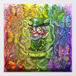 Valentin's Rainbow Magic Window Cling