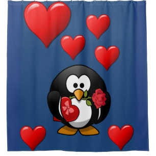 Valenttine's Day Shower Curtain