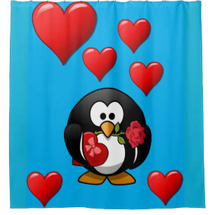 Valenttine's Day Shower Curtain