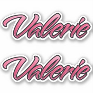 Valerie faded pink Autocollants