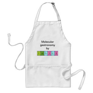 Valerius periodic table name apron