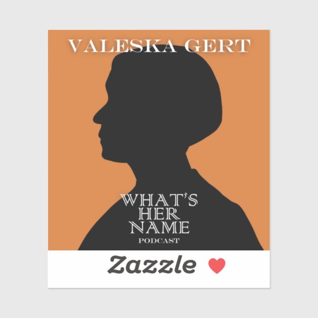 Valeska Gert Sticker (Sheet)