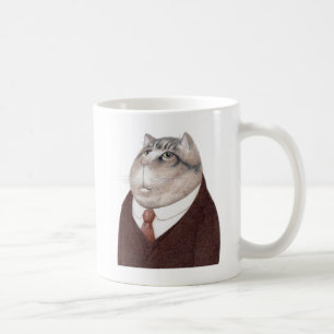 VALET CAT White Mug