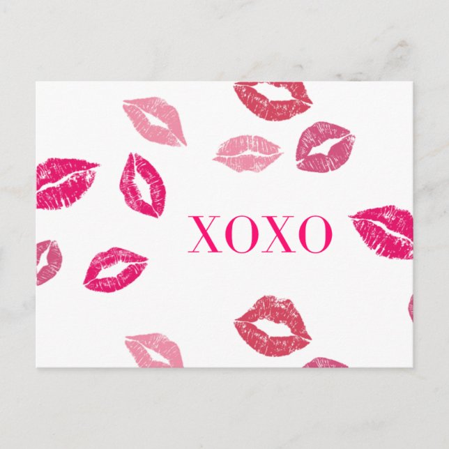 Valetines Day Card "XOXO" (Front)