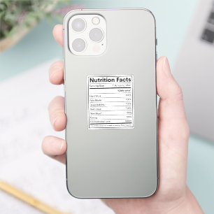Valeur nutritive Étiquette personnalisé