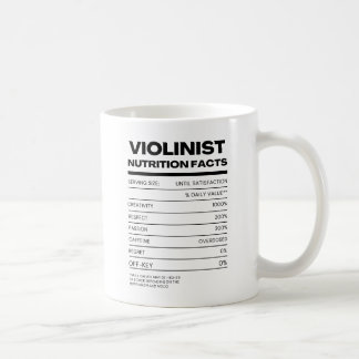 Valeur nutritive violoniste Café Mug