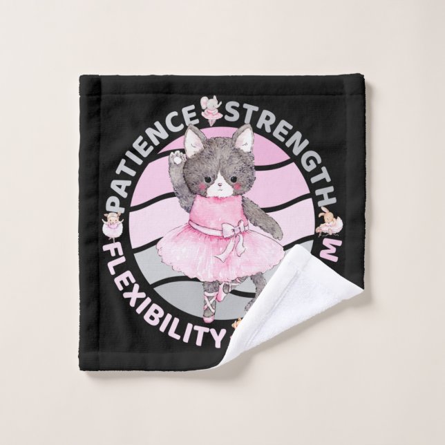 Valeurs de base du danseur de ballet - Ballerina (Gant de toilette)