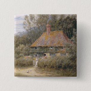 Valewood Farm under Blackwood, Surrey 2 Inch Square Button