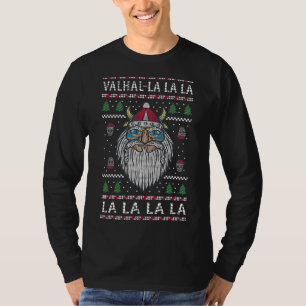 Valhalla Fa La 8 Funny Viking Christmas Sweater
