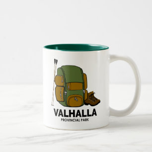 Valhalla Provincial Park Backpack Two-Tone Coffee Mug