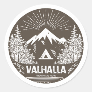 Valhalla Provincial Park Classic Round Sticker