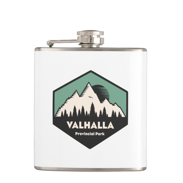 Valhalla Provincial Park Hip Flask (Front)