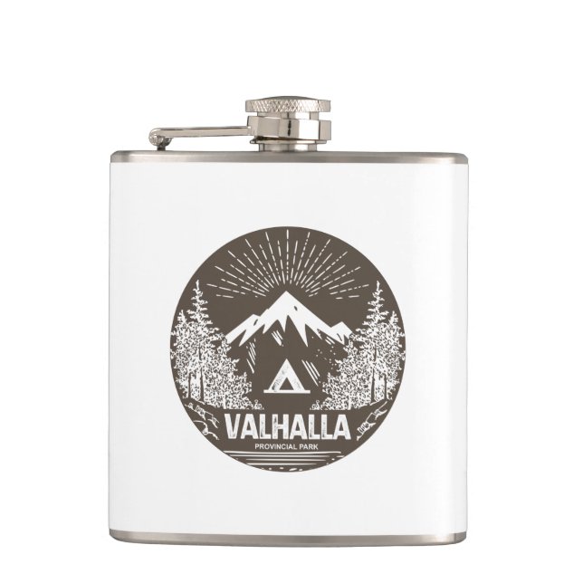 Valhalla Provincial Park Hip Flask (Front)