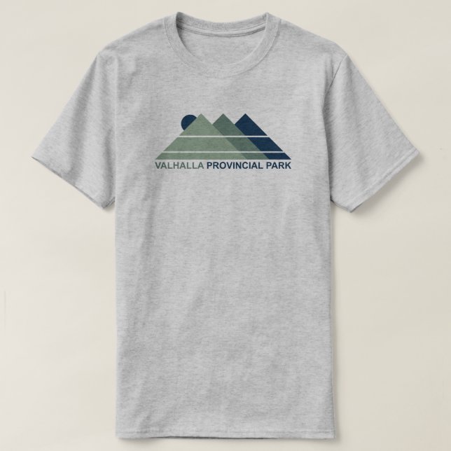 Valhalla Provincial Park Mountain Sun T-Shirt (Design Front)